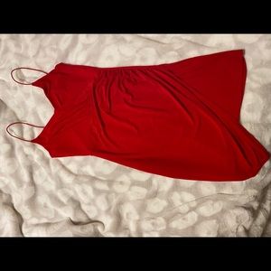 Red dress